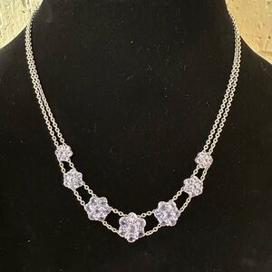 Sterling Silver Tanzanite Necklace